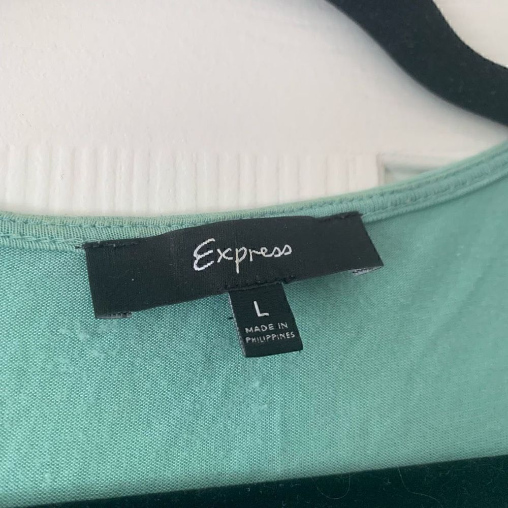 Express | Deep V-Neck Top - Picture 9 of 10